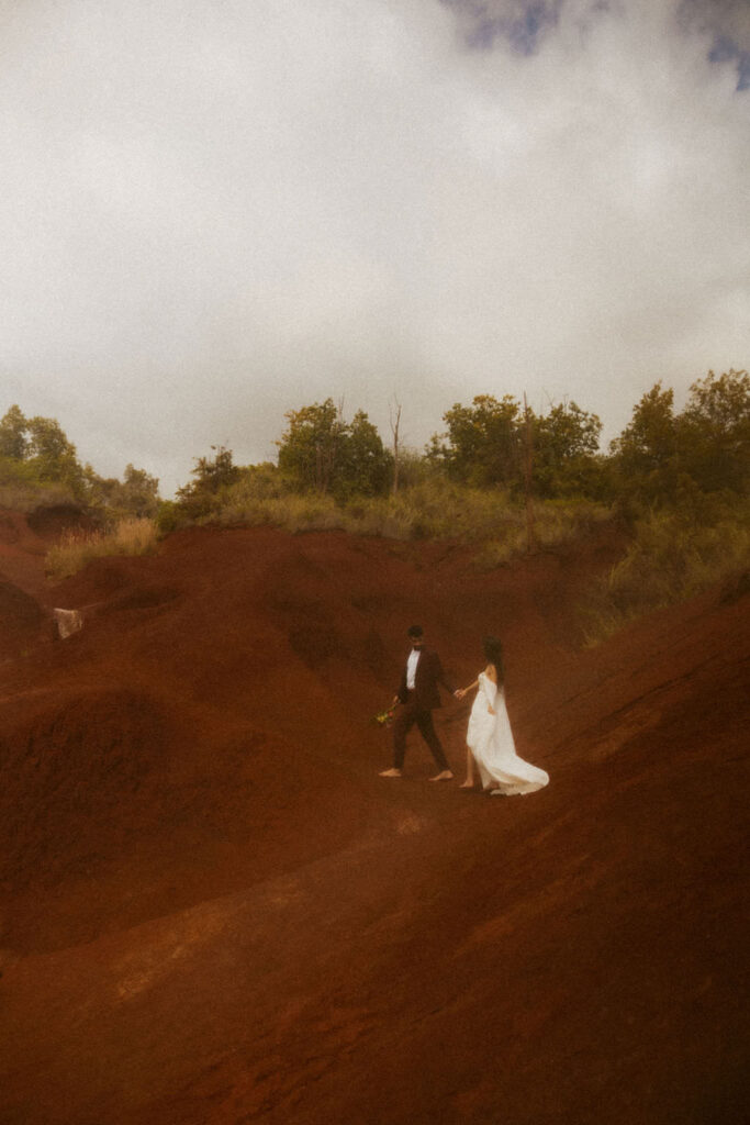 red dirt waterfall elopement21